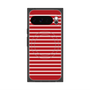 プレミアムスクエアケース with Pixelsnap［ Middle Border - Red ］