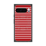 プレミアムスクエアケース with Pixelsnap［ Middle Border - Red ］
