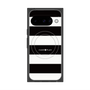プレミアムスクエアケース with Pixelsnap［ Big Border - Black ］