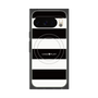 プレミアムスクエアケース with Pixelsnap［ Big Border - Black ］