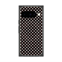 プレミアムスクエアケース with Pixelsnap［ Small Dot - Black ］