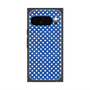 プレミアムスクエアケース with Pixelsnap［ Small Dot - Blue ］