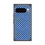 プレミアムスクエアケース with Pixelsnap［ Small Dot - Blue ］