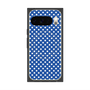 プレミアムスクエアケース with Pixelsnap［ Small Dot - Blue ］