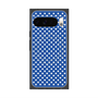 プレミアムスクエアケース with Pixelsnap［ Small Dot - Blue ］