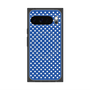 プレミアムスクエアケース with Pixelsnap［ Small Dot - Blue ］
