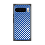 プレミアムスクエアケース with Pixelsnap［ Small Dot - Blue ］