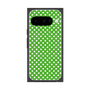 プレミアムスクエアケース with Pixelsnap［ Small Dot - Green ］