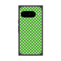プレミアムスクエアケース with Pixelsnap［ Small Dot - Green ］