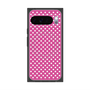 プレミアムスクエアケース with Pixelsnap［ Small Dot - Pink ］