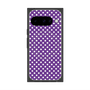 プレミアムスクエアケース with Pixelsnap［ Small Dot - Purple ］
