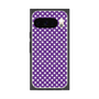 プレミアムスクエアケース with Pixelsnap［ Small Dot - Purple ］