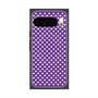 プレミアムスクエアケース with Pixelsnap［ Small Dot - Purple ］