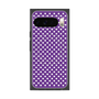 プレミアムスクエアケース with Pixelsnap［ Small Dot - Purple ］