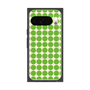 プレミアムスクエアケース with Pixelsnap［ Big Dot - Green ］