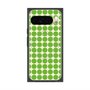 プレミアムスクエアケース with Pixelsnap［ Big Dot - Green ］