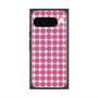 プレミアムスクエアケース with Pixelsnap［ Big Dot - Pink ］
