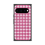 プレミアムスクエアケース with Pixelsnap［ Big Dot - Pink ］