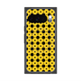 プレミアムスクエアケース with Pixelsnap［ Shower Dot - Yellow ］