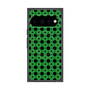 プレミアムスクエアケース with Pixelsnap［ Shower Dot - Green ］
