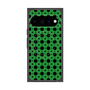プレミアムスクエアケース with Pixelsnap［ Shower Dot - Green ］