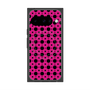 プレミアムスクエアケース with Pixelsnap［ Shower Dot - Pink ］