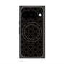 プレミアムスクエアケース with Pixelsnap［ Dot Circle - Black ］