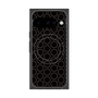 プレミアムスクエアケース with Pixelsnap［ Dot Circle - Black ］