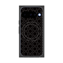 プレミアムスクエアケース with Pixelsnap［ Dot Circle - Black ］
