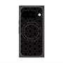 プレミアムスクエアケース with Pixelsnap［ Dot Circle - Black ］