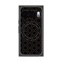 プレミアムスクエアケース with Pixelsnap［ Dot Circle - Black ］