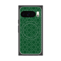 プレミアムスクエアケース with Pixelsnap［ Dot Circle - Green ］