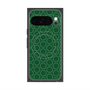 プレミアムスクエアケース with Pixelsnap［ Dot Circle - Green ］