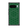 プレミアムスクエアケース with Pixelsnap［ Dot Circle - Green ］