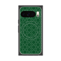 プレミアムスクエアケース with Pixelsnap［ Dot Circle - Green ］