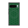 プレミアムスクエアケース with Pixelsnap［ Dot Circle - Green ］