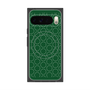 プレミアムスクエアケース with Pixelsnap［ Dot Circle - Green ］