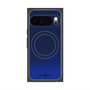 プレミアムスクエアケース with Pixelsnap［ Dot Gradation - Blue ］