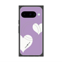 プレミアムスクエアケース with Pixelsnap［ Two Hearts - Purple ］