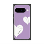 プレミアムスクエアケース with Pixelsnap［ Two Hearts - Purple ］