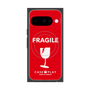 プレミアムスクエアケース with Pixelsnap［ FRAGILE - Red ］