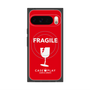 プレミアムスクエアケース with Pixelsnap［ FRAGILE - Red ］