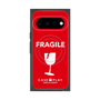 プレミアムスクエアケース with Pixelsnap［ FRAGILE - Red ］