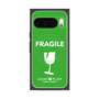 プレミアムスクエアケース with Pixelsnap［ FRAGILE - Green ］