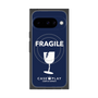 プレミアムスクエアケース with Pixelsnap［ FRAGILE - Navy ］