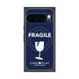 プレミアムスクエアケース with Pixelsnap［ FRAGILE - Navy ］