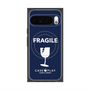 プレミアムスクエアケース with Pixelsnap［ FRAGILE - Navy ］