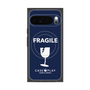 プレミアムスクエアケース with Pixelsnap［ FRAGILE - Navy ］