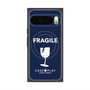 プレミアムスクエアケース with Pixelsnap［ FRAGILE - Navy ］