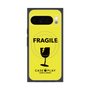プレミアムスクエアケース with Pixelsnap［ FRAGILE - Yellow ］